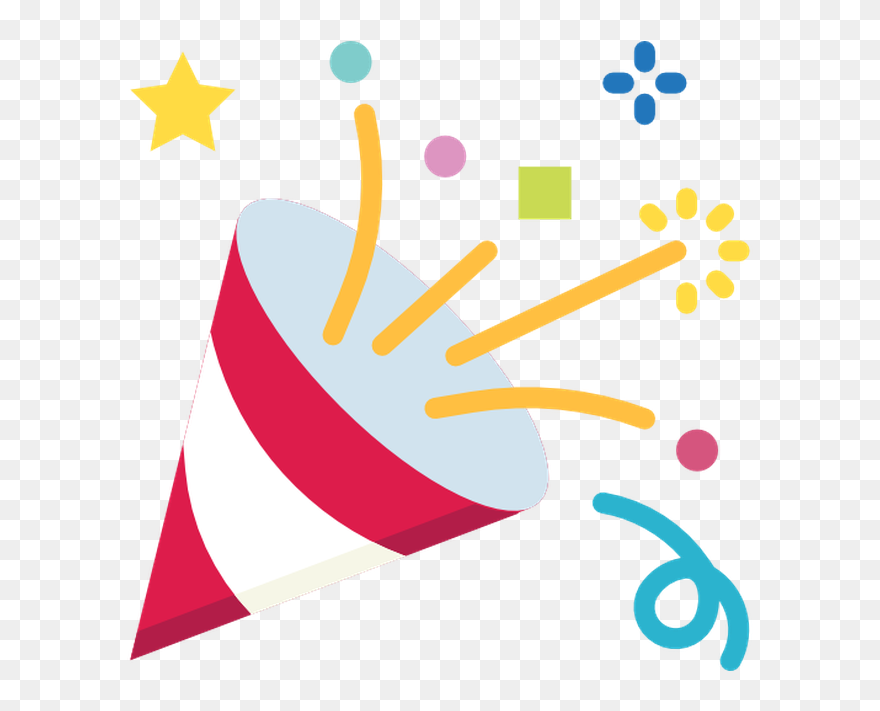 Party Computer Icons Clip Art Confetti Birthday - Transparent Background Birthday Icons - Png Download