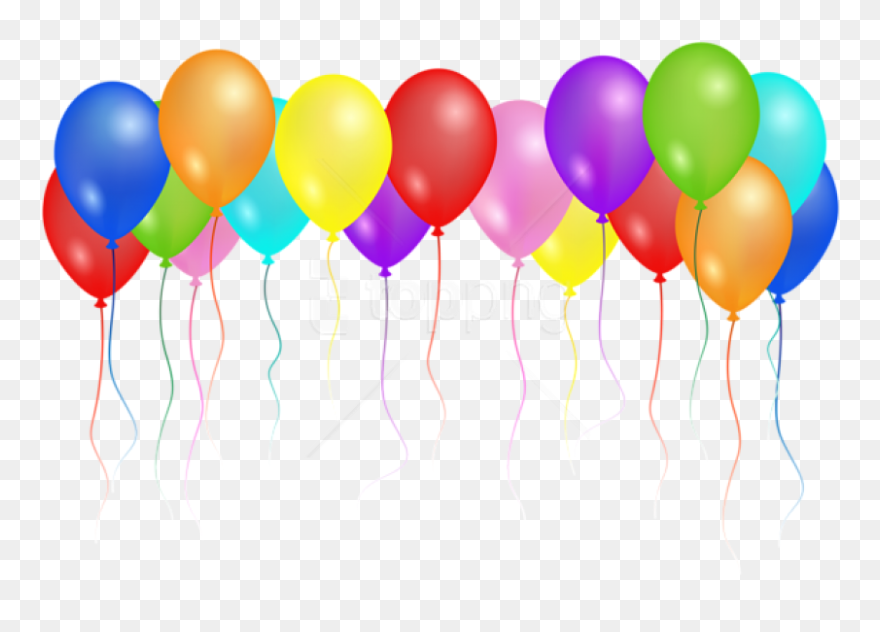 Birthday Balloons Portable Network Graphics Birthday - Happy Birthday Balloon Png Clipart