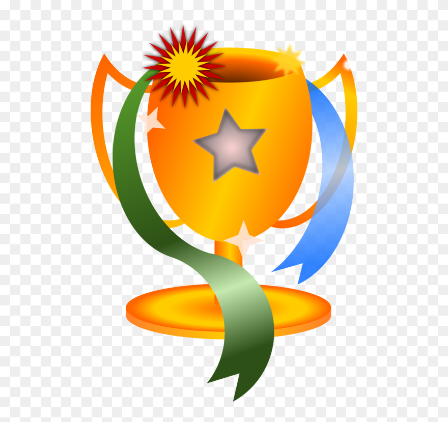 Computer Wallpaper,plant,flower - Trophy With Medal Clipart - Png Download