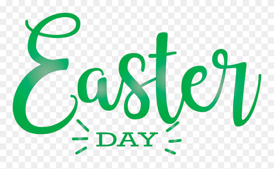 Happy Easter Logo Png Transparent Picture - Calligraphy Clipart