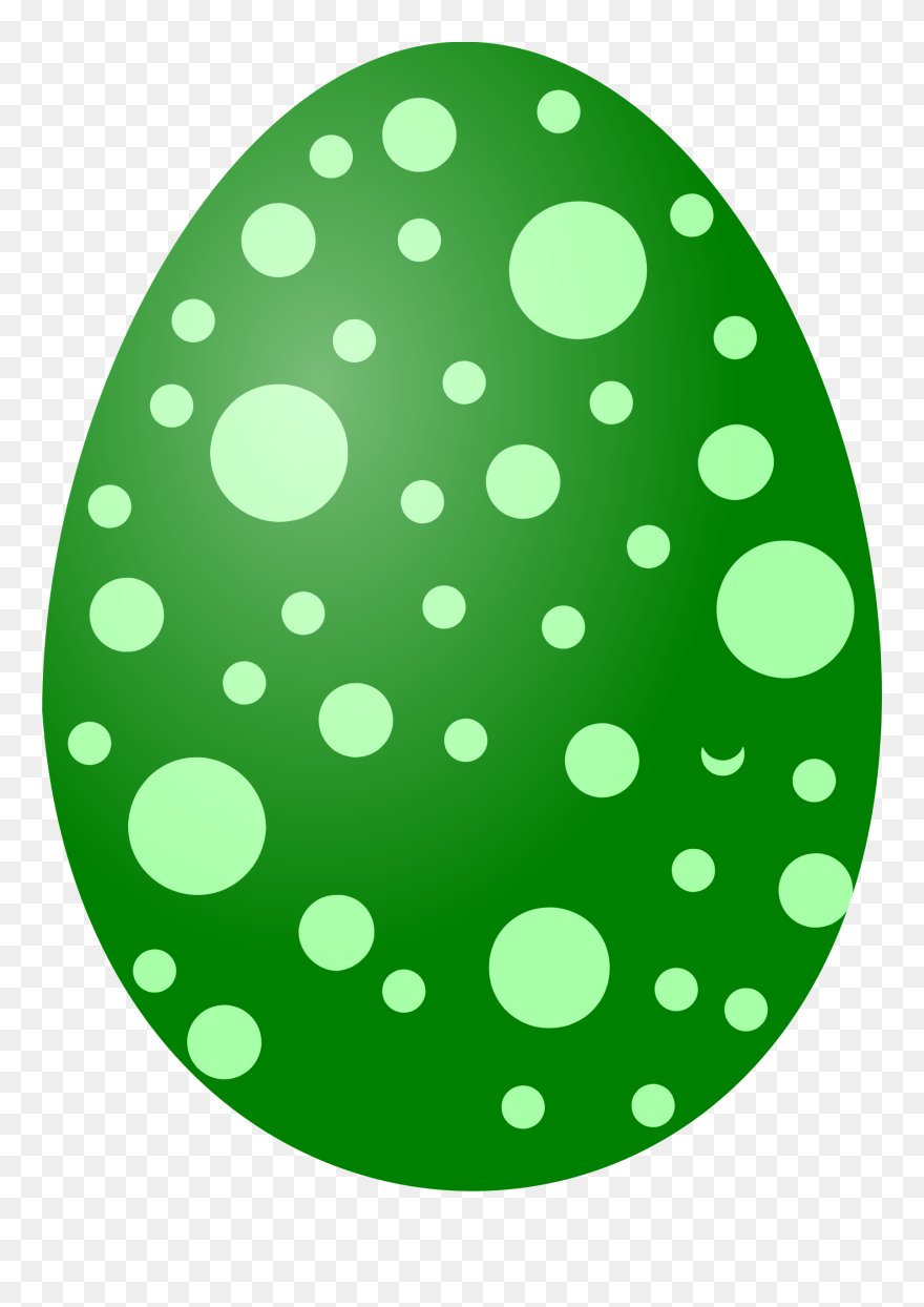 Green Clipart Easter Egg, Green Easter Egg Transparent - Cute Easter Egg Animation - Png Download
