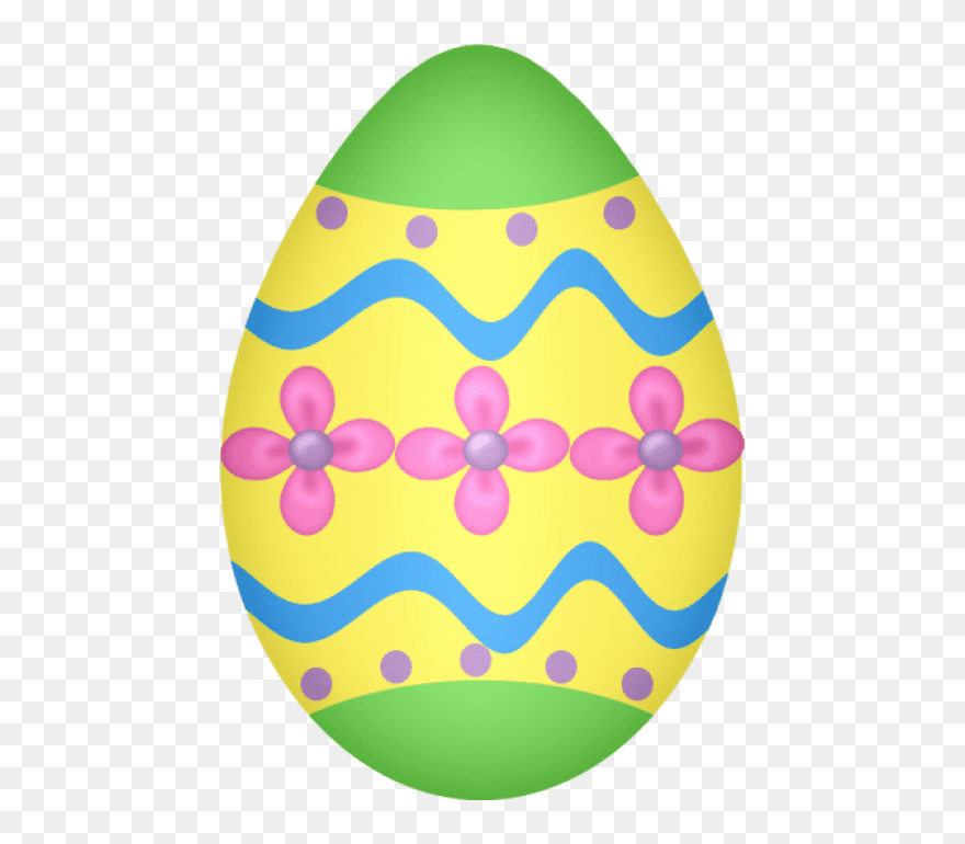 Clip Art Easter Bunny Easter Egg Openclipart - Clipart Easter Egg - Png Download