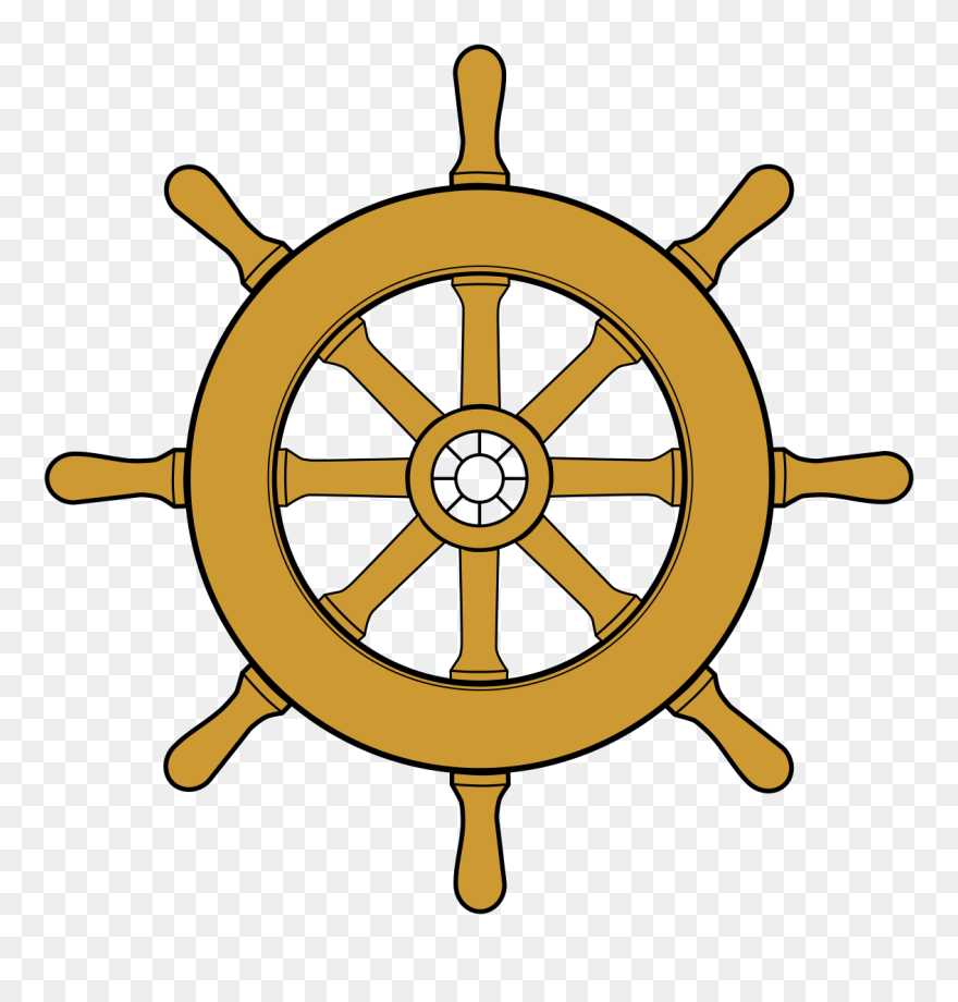 Ships Wheel Steering Wheel Clip Art - Happy World Maritime Day - Png Download