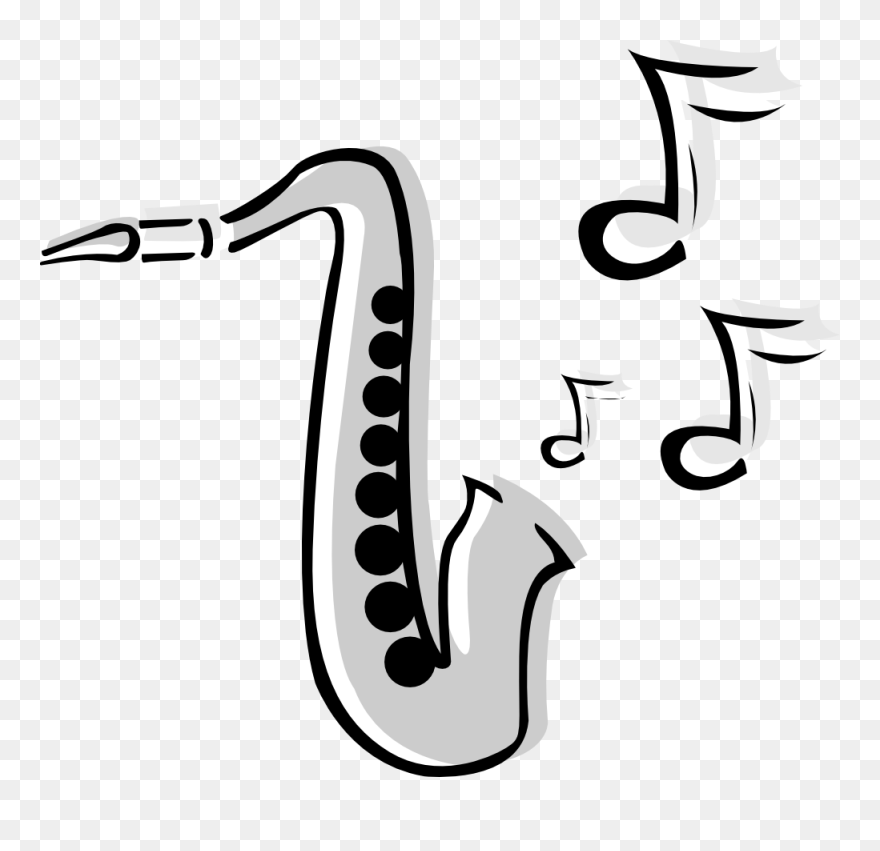 Alto Saxophone Clip Art - Clipart Saxophone - Png Download