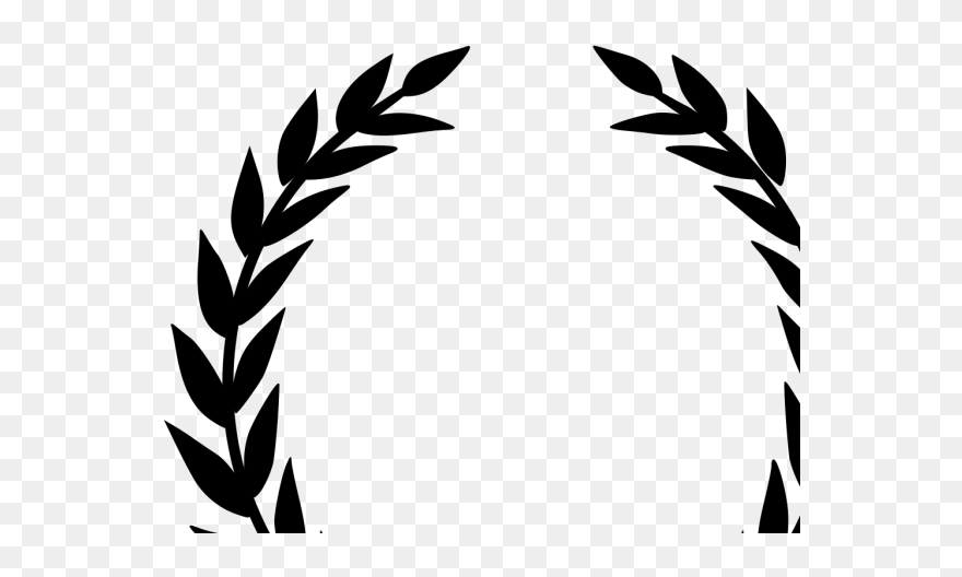 Black Vines Png, Svg Clip Art For Web - Laurel Wreath Clipart Black And White Transparent Png