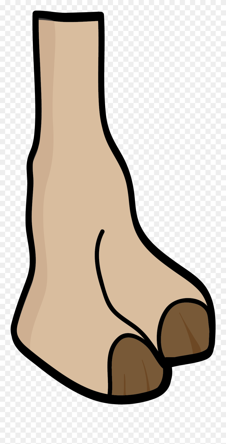Feet Clipart Foot Heel - Animal Feet Clipart - Png Download