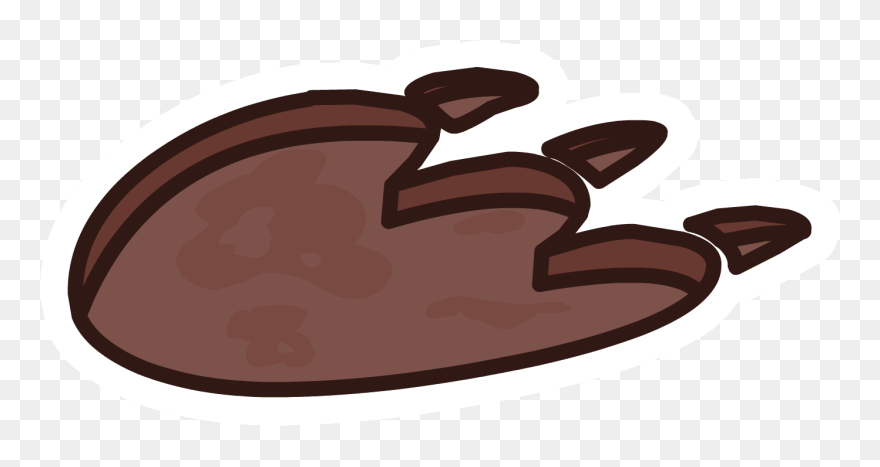 Feet Clipart Dinosaur - Dinosaur Footprint Png Transparent Png