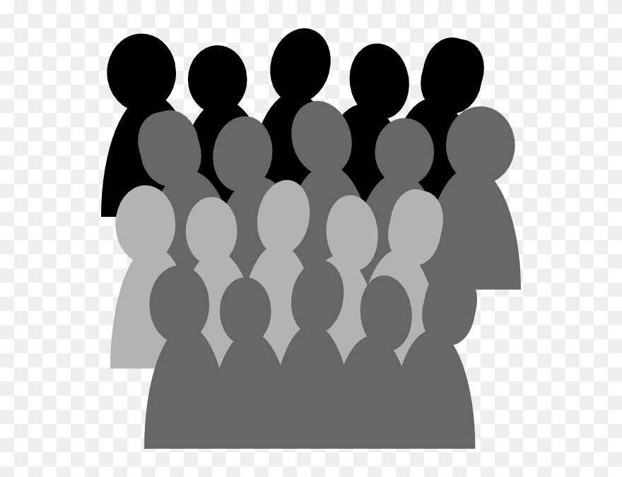 Crowd Clip Art - Png Download