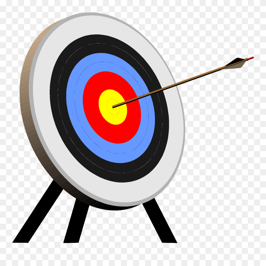 Targeting Vector Panah - Archery Target Clipart - Png Download