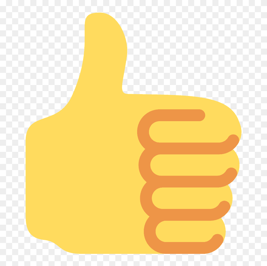 Download Thumbs Up Emoji Clipart 👍 👍 👍 Meaning Png Download (5294643) PinClipart