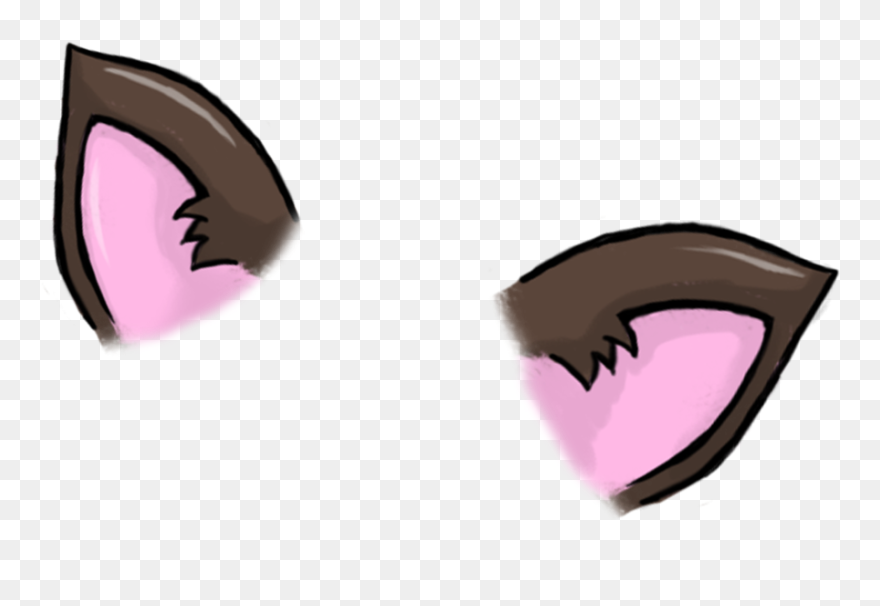 Cat Ear Clipart Graphic Library Stock 28 Collection - Cat Ears Clipart - Png Download