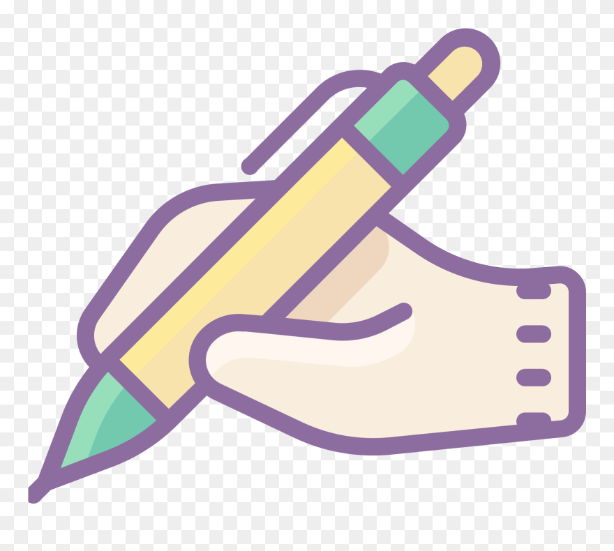 Pen Clipart Pluma - Transparent Handwriting Icon Png