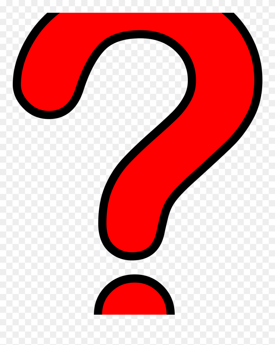 Red Question Mark Svg Clipart
