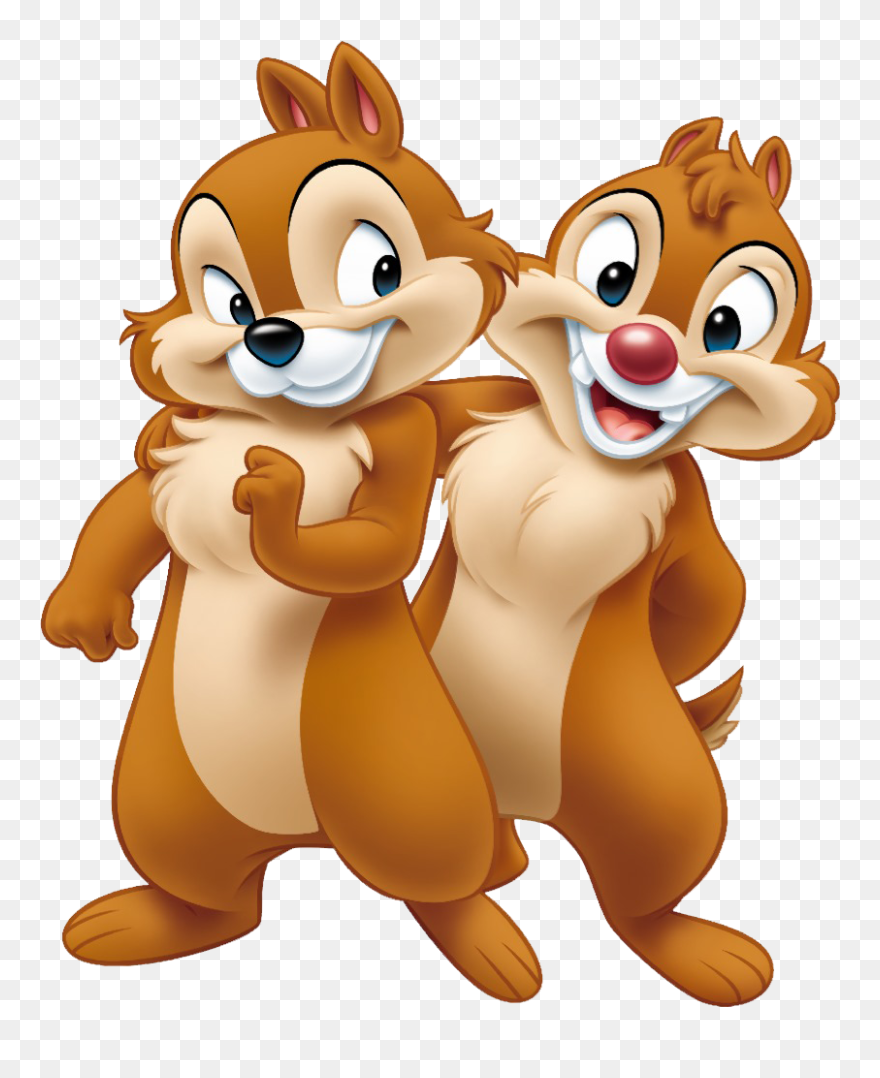 Clipart Squirrel Disney - Chip And Dale Png Transparent Png