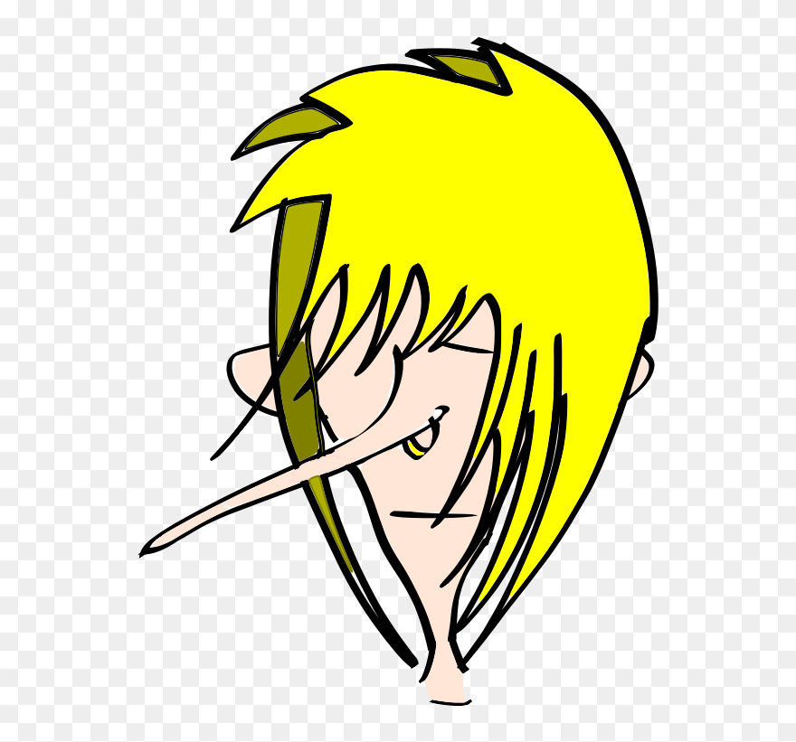 Ghostqvist - Long Nose Cartoon Characters Clipart