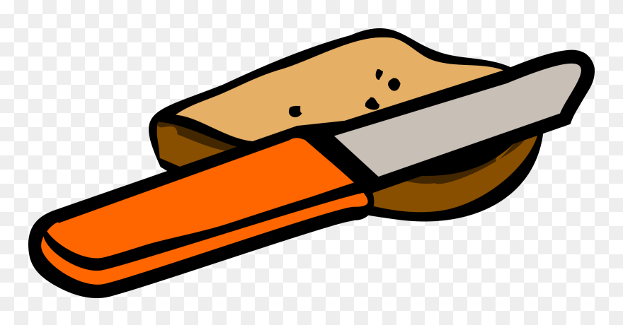 Clipart - Brotmesser Clipart - Png Download