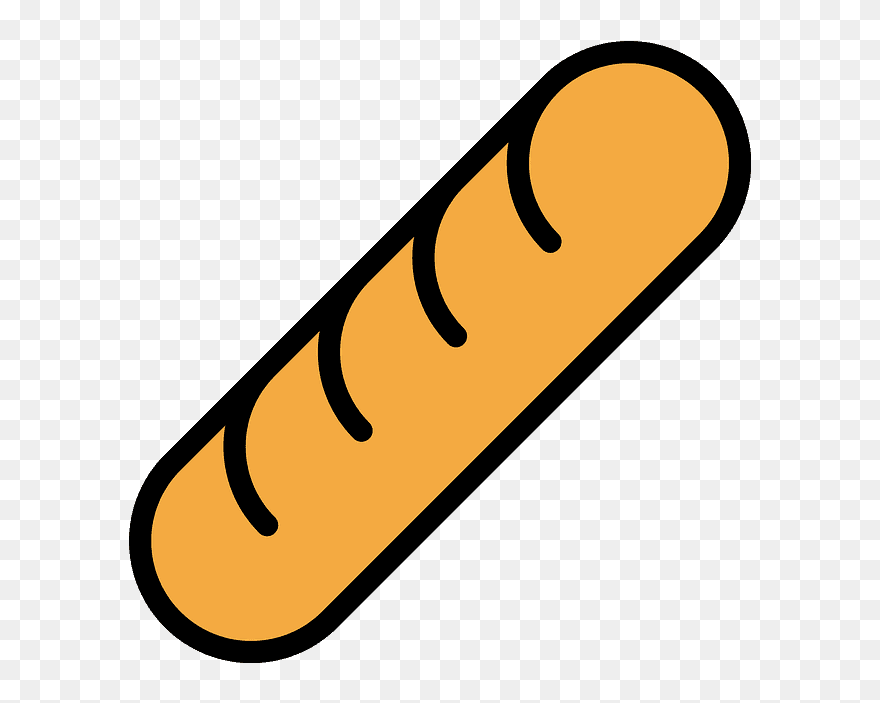 Baguette Bread Emoji Clipart Png Download (5295017) PinClipart
