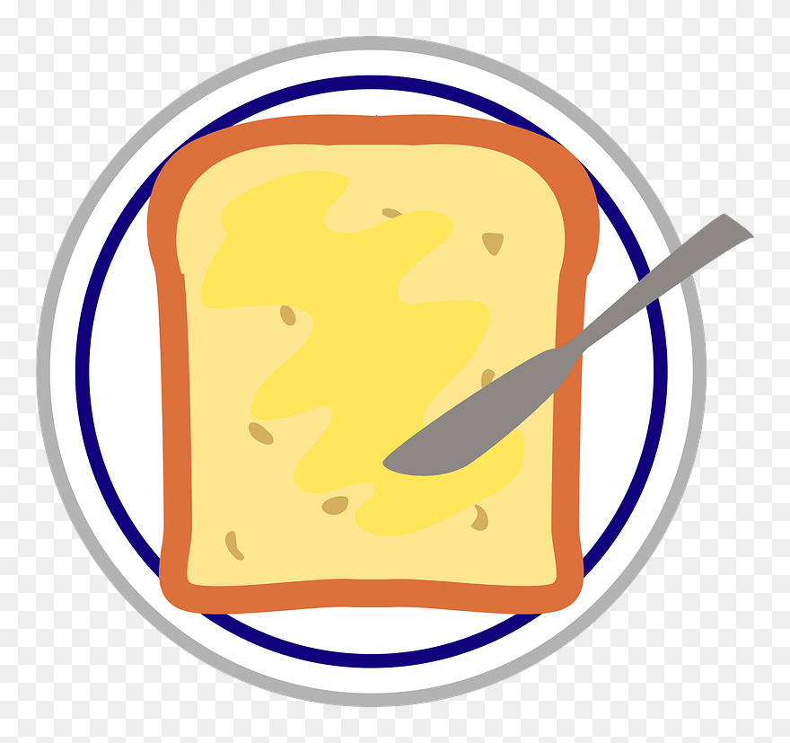 Toast Bread Clipart - パン に 塗る イラスト - Png Download