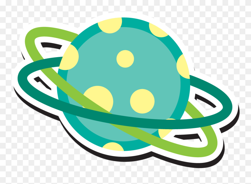 Planet Green Ring Png Download - Planets Clip Art Transparent Png