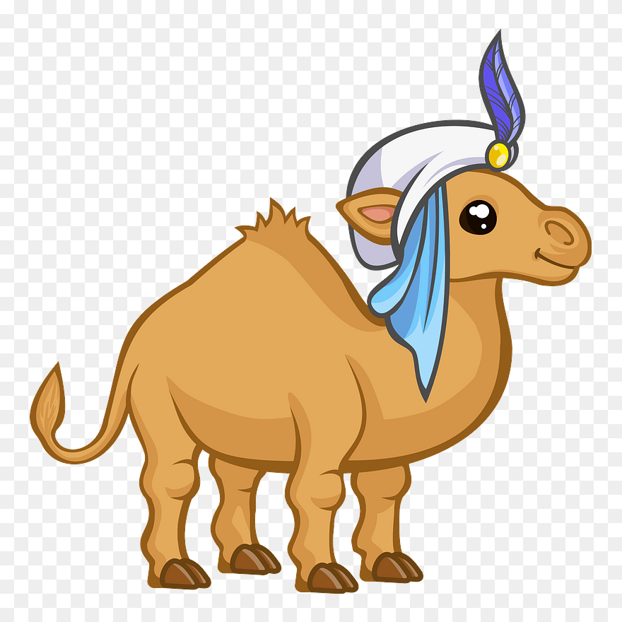 Camel Clipart - Drawing Easy Cute Camel - Png Download