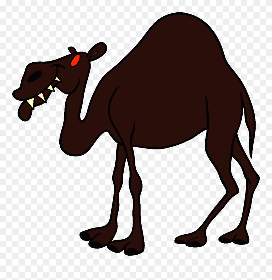 Camels Clipart Load - Camel Scary - Png Download