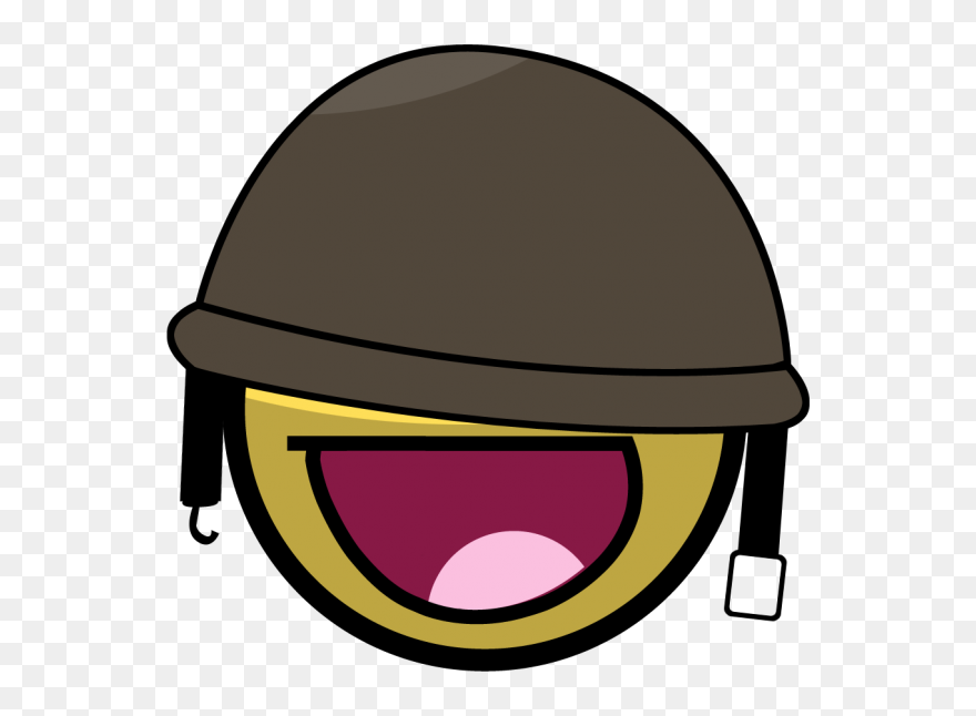 Transparent Soldier Helmet Clipart - Awesome Smiley Face - Png Download
