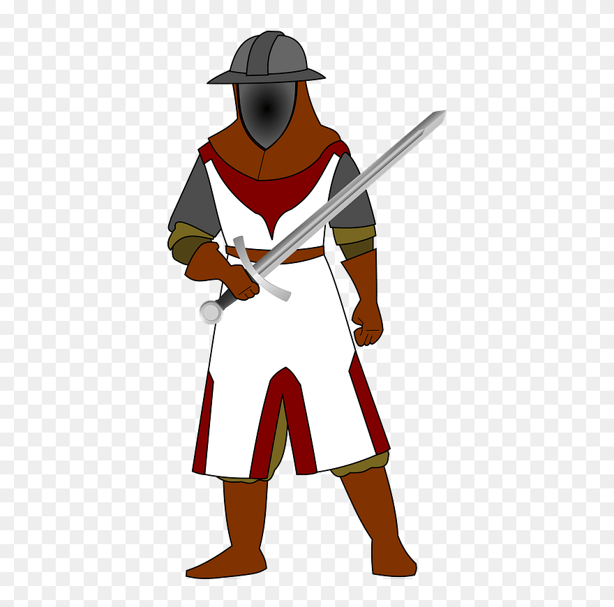 Chainmal Soldier Clipart - Copyright Free Knight - Png Download