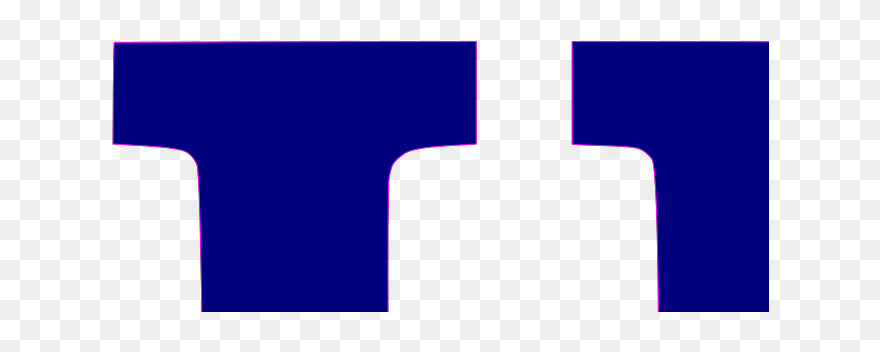 U Letter Blue Svg Clip Arts - Png Download