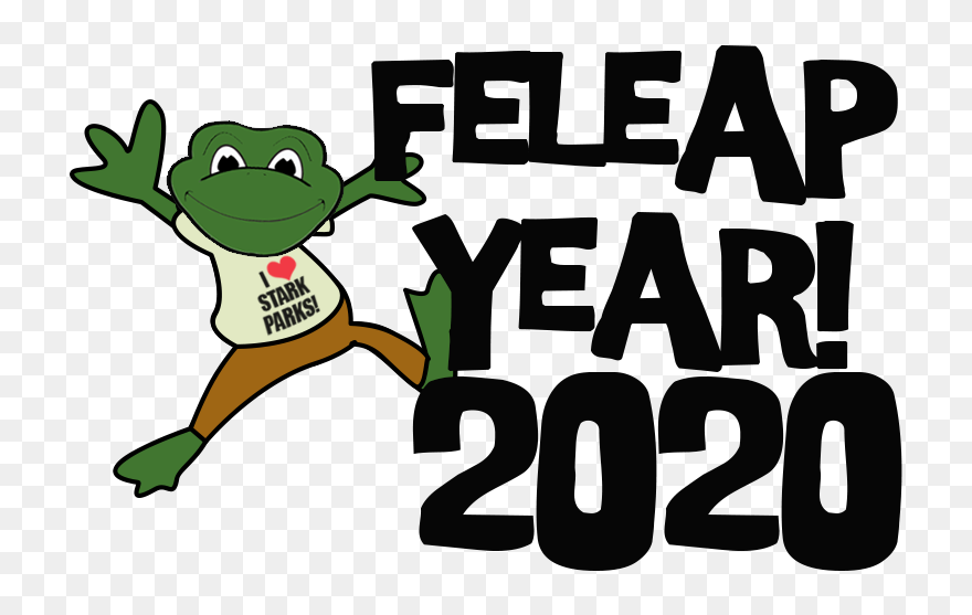 Feleap Year Graphic With Feleap The Frog Clipart
