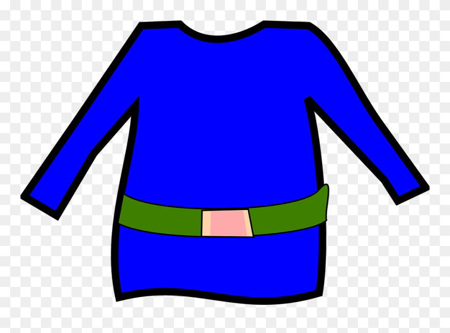 Shirt Clipart Printable, Shirt Printable Transparent - Elf Dress Blue Clip Art - Png Download