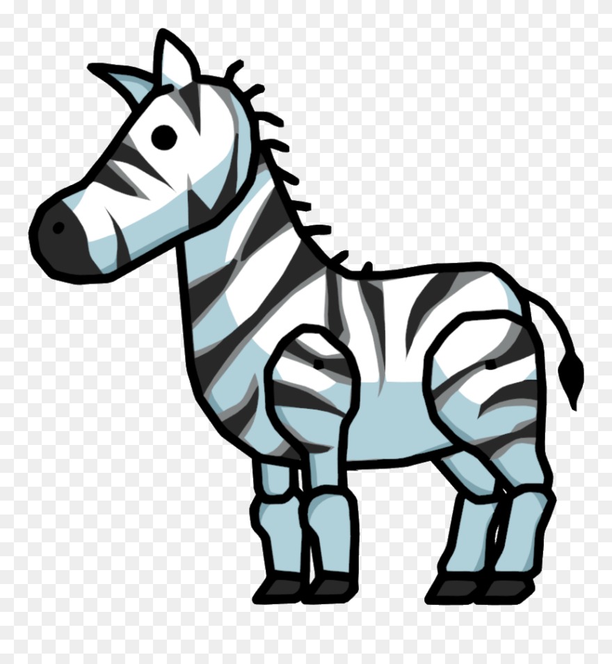 Scribblenauts Zebra - Zebra Clipart