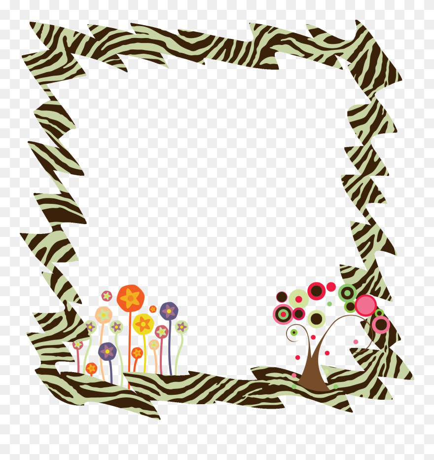 Frame Animal Print Clipart