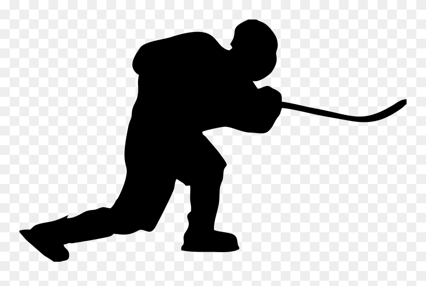 Ice Hockey Sport Wall Decal Field Hockey - Transparent Hockey Player Shooting Clipart