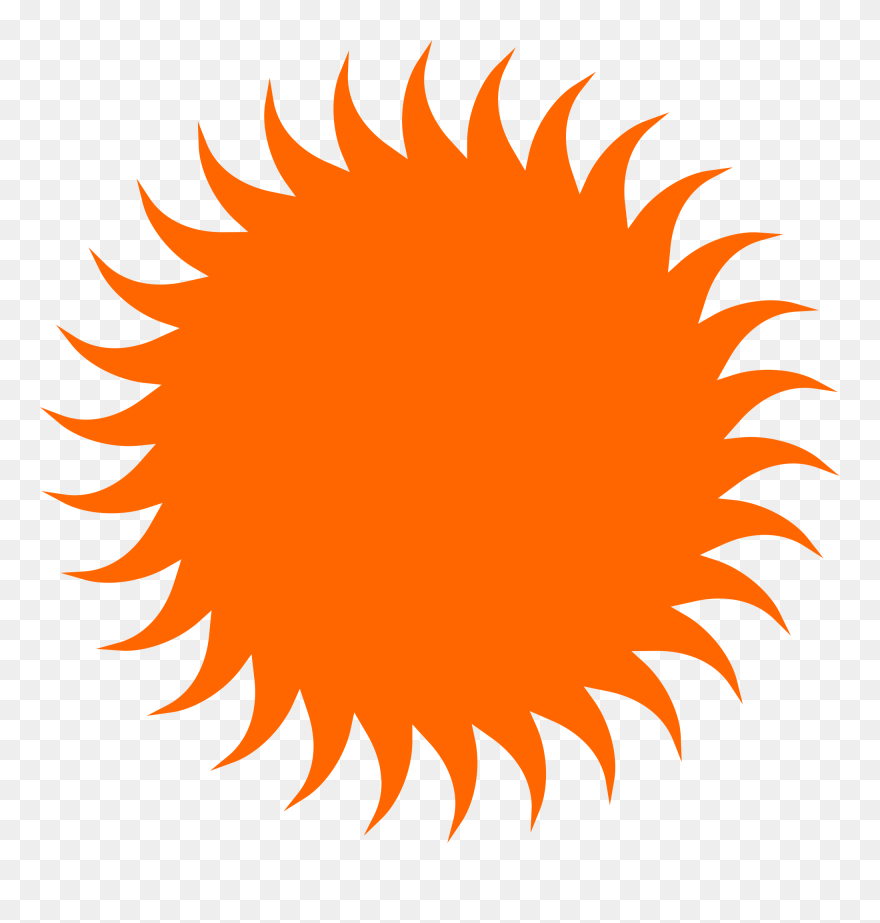 Clipart Orange Sun Clipart Black And White Stock Orange - Prize Draw - Png Download