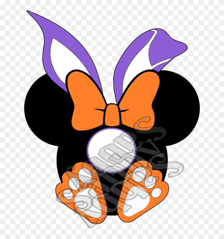 Mouse Bunny 8 Easter Digital Clipart Art Clip Gift - Cartoon - Png Download