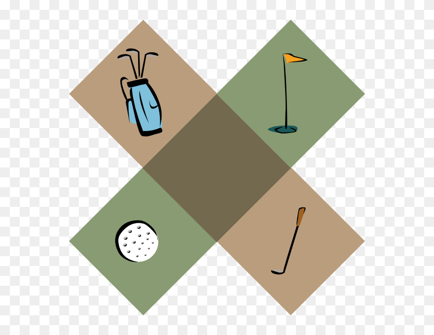 Golf Ball Borders - Clip Art - Png Download