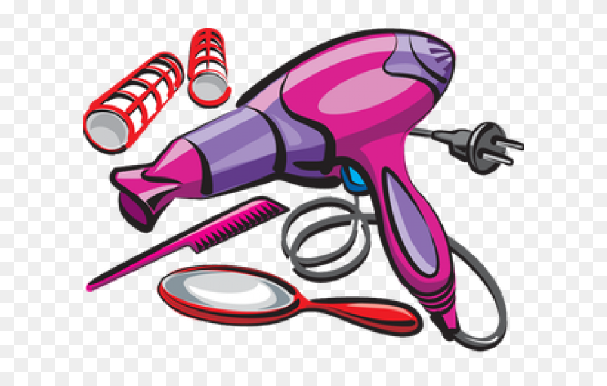 Beauty Care Cliparts - Vector Hair Dryer Clipart - Png Download