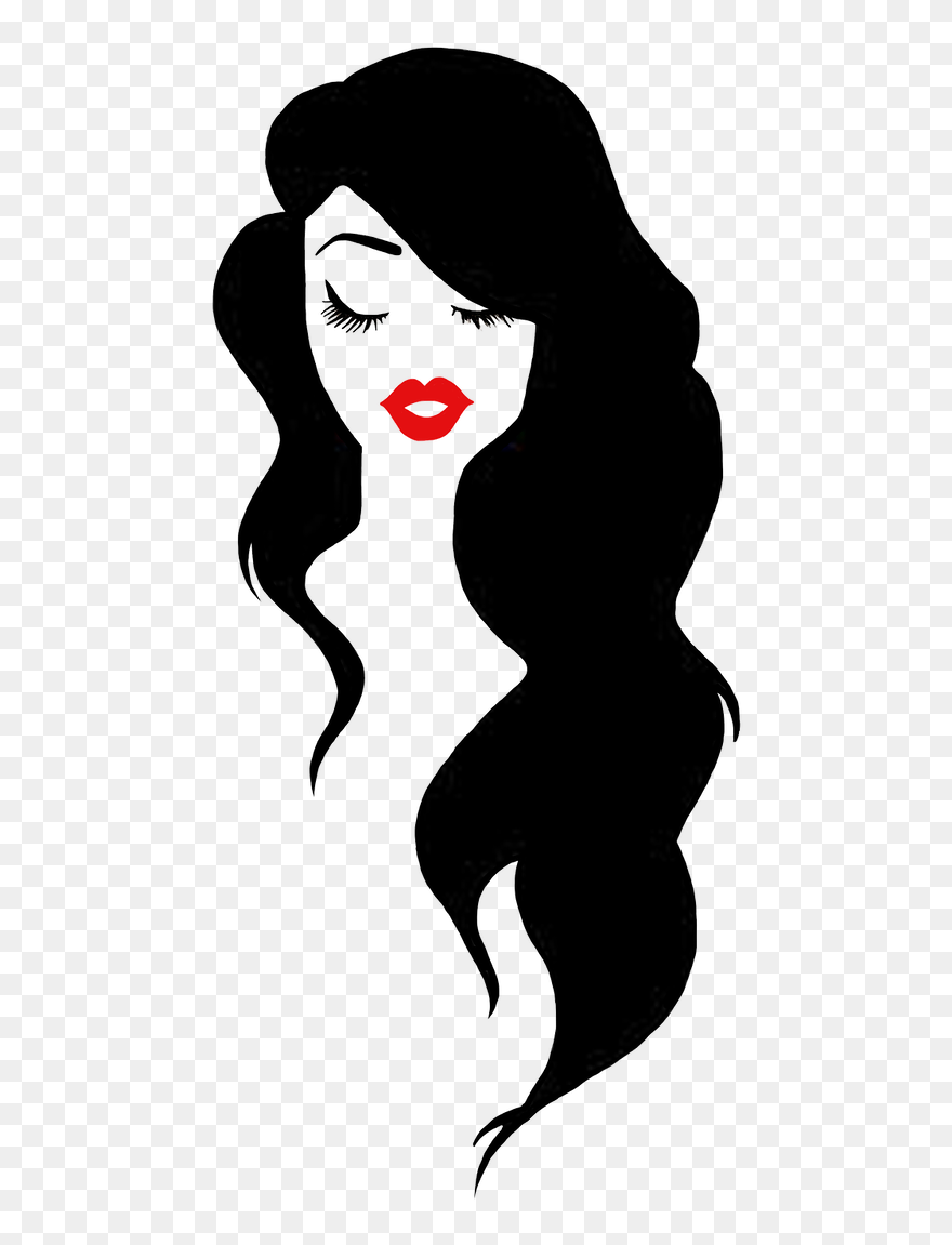 Transparent Hair Logo Png Clipart