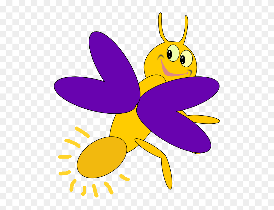 Svg Stock Cool Firefly Insect Clipart Gallery Of - Clip Art - Png Download