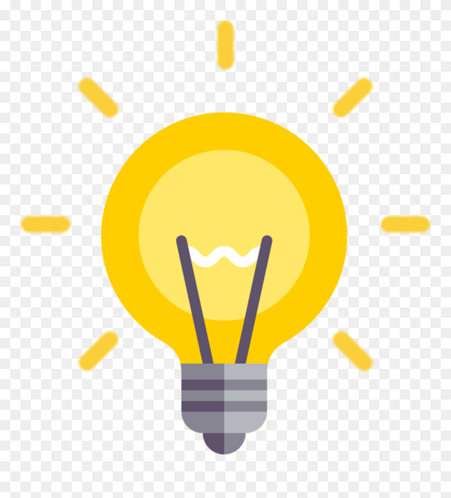 Download Icons Light Idea Computer Lighting Incandescent - Happy Children's Day Girls Clipart