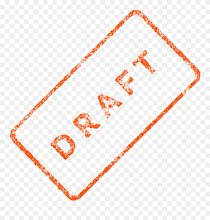 Copy Stamp Png - Png Draft Stamp Clipart