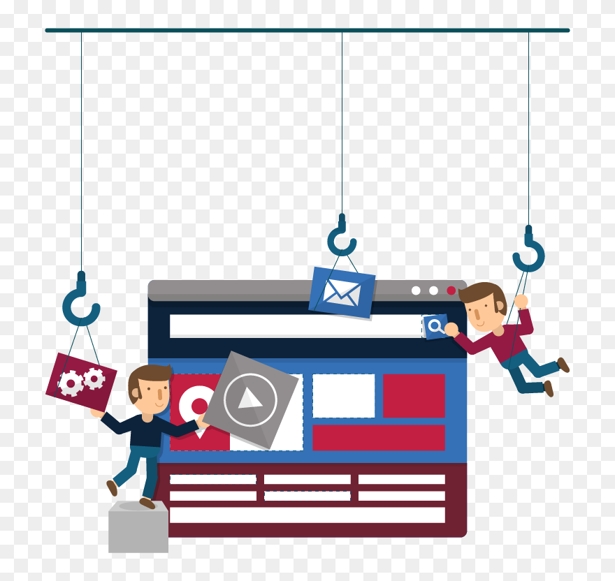 Software Development Clipart Work Environment - Contenidos De Sitio Web - Png Download