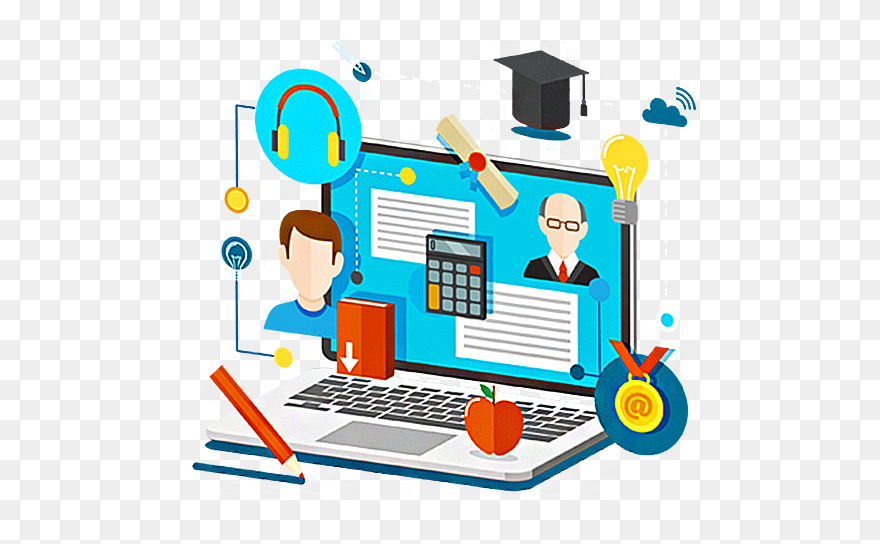 Digital Education Systems - Zdalne Nauczanie Clipart
