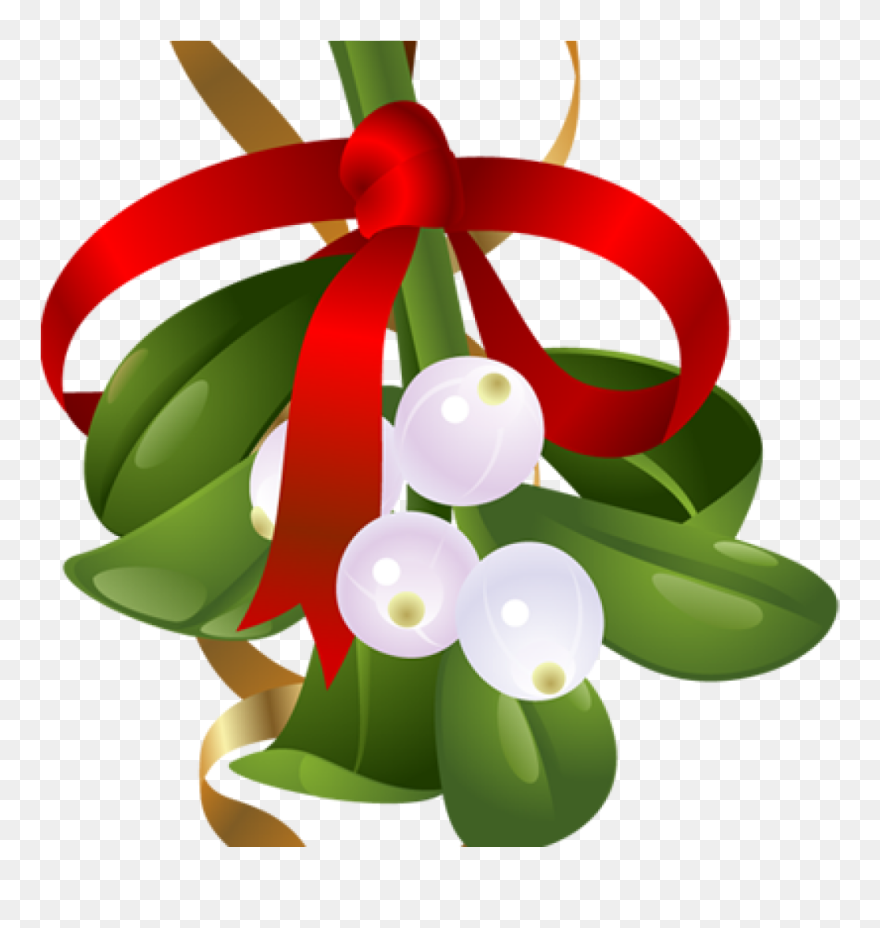 Mistletoe Cliparts - Transparent Mistletoe Clipart Free - Png Download