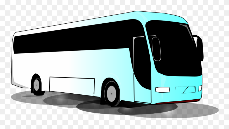 Blue Bus Png Icons - Tour Bus Clip Art Transparent Png