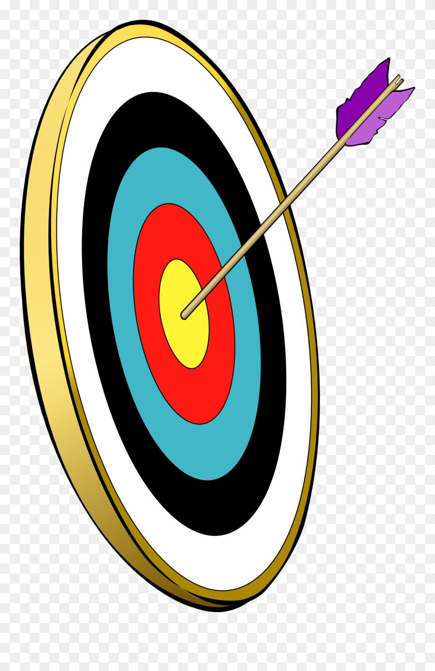 Target Archery Bow And Arrow Clip Art - Archery Transparent Clipart - Png Download