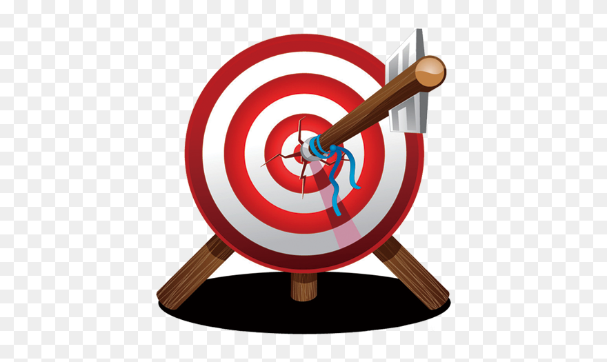 Shooting Target Arrow Target Corporation Clip Art - Shooting Arrow In Target - Png Download