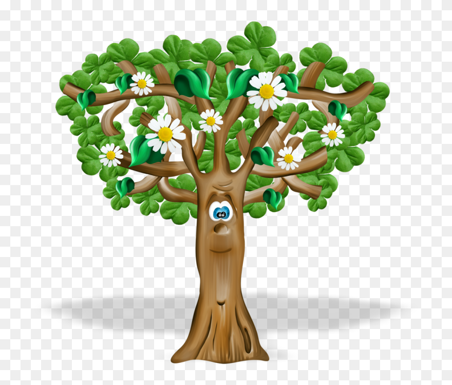 Tree Drawing Clip Art Image Gif - Plant Trees Gif Clipart - Png Download