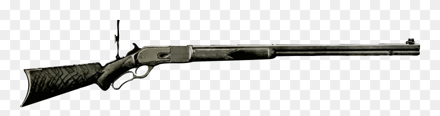 Musket Vector Clip Art - Winchester Clipart - Png Download