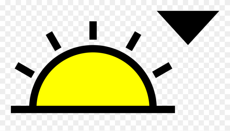 Sunset Clipart Logo - Sunrise Clipart - Png Download